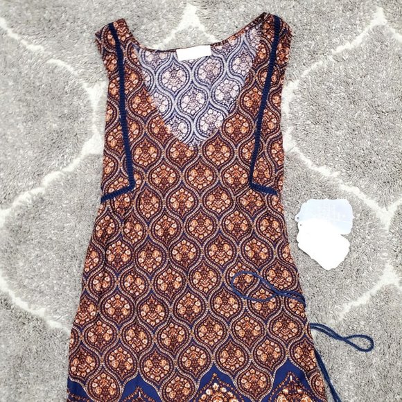 NWT Altar'd State Paisley Sleeveless Swing Dress - Picture 5 of 8